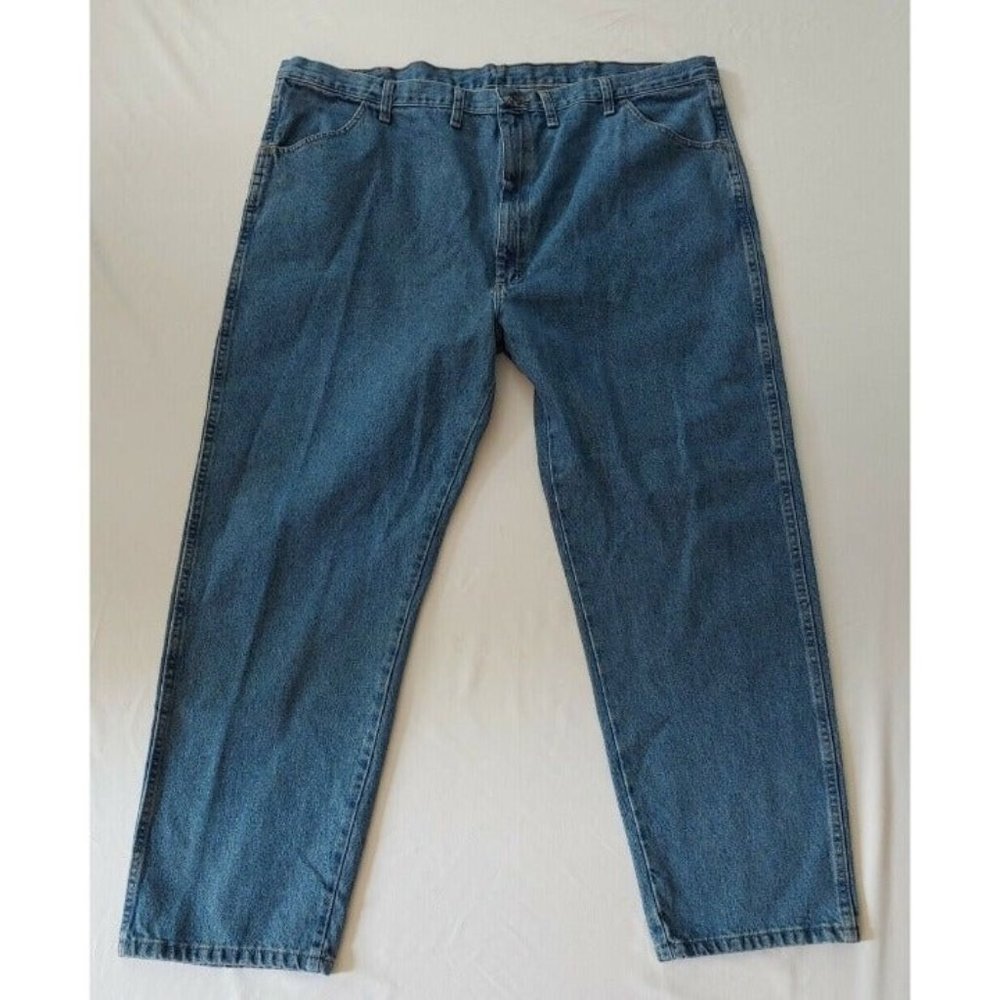 Men's Rustler by Wrangler Classic Regular Fit Straight Leg Jeans Size 48x30 NWT